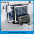 Portable Solar Home System with 4 LED Bulbs